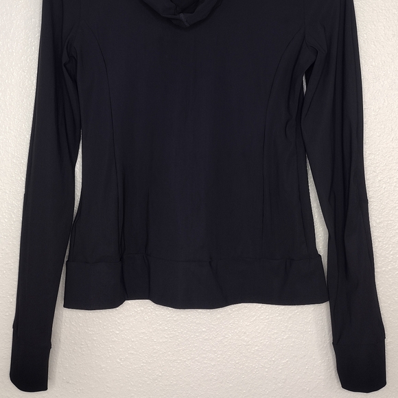 Monreal London Women's Black Full Zipper Active Athletic Long Sleeve Jacket Sz M - Picture 6 of 15